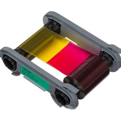 Ruban couleur Evolis YMCKO-K, cartouche pour imprimante de cartes PVC