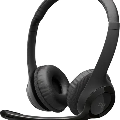 Connecteur USB-A du casque Logitech H390, prêt à brancher