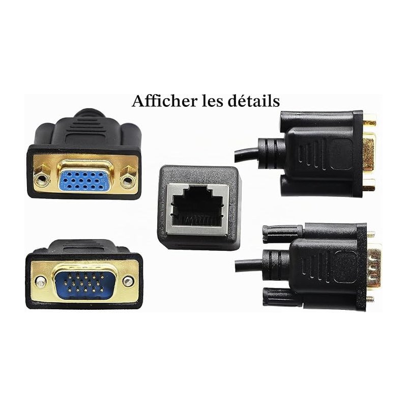 extendeur VGA 15 broches vers RJ45 – Image 2