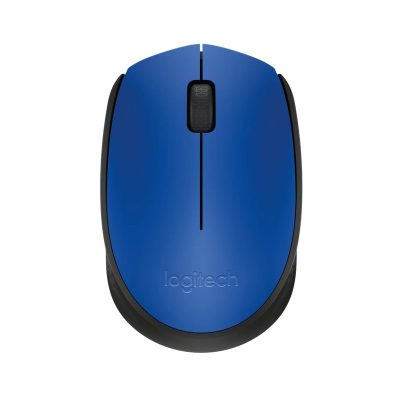 Souris sans fil Logitech M171 noire vue de profil