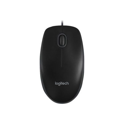 Souris filaire Logitech B100 noire